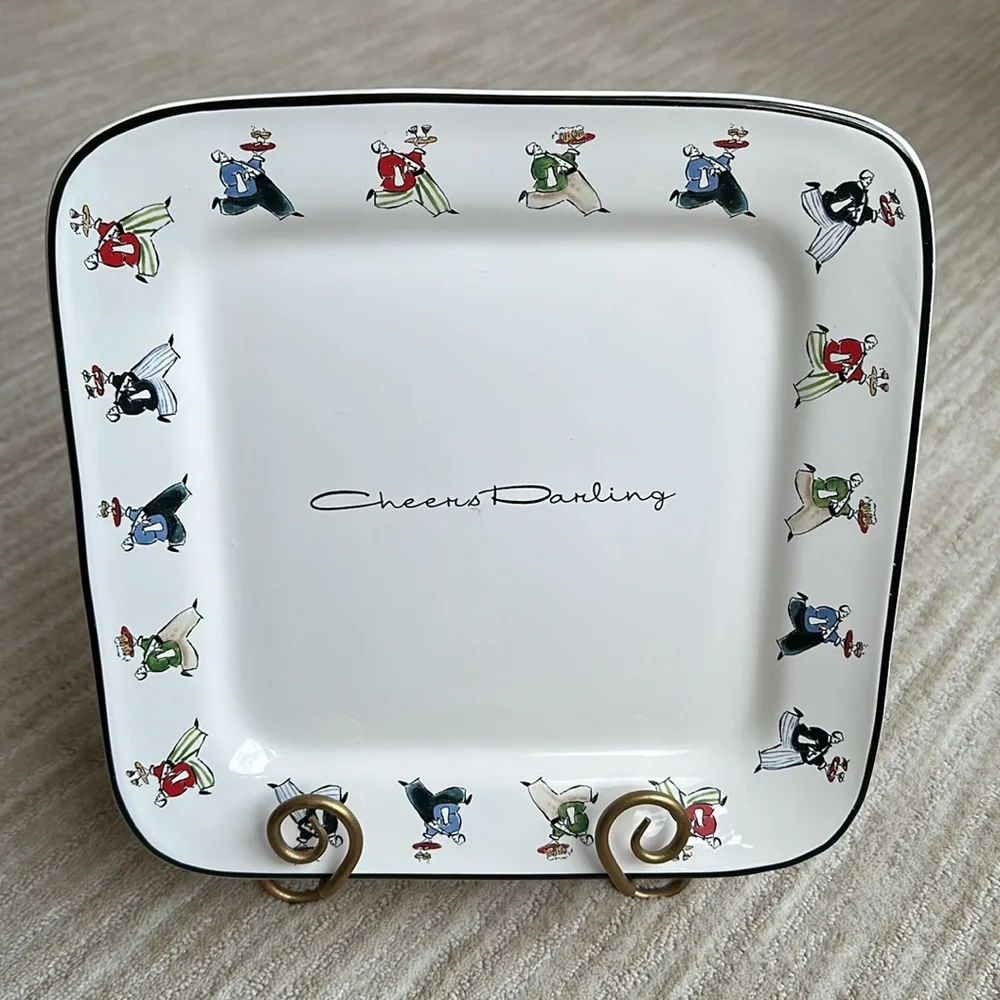 Rosanna Inc. Ceramic Square Serving Platter 